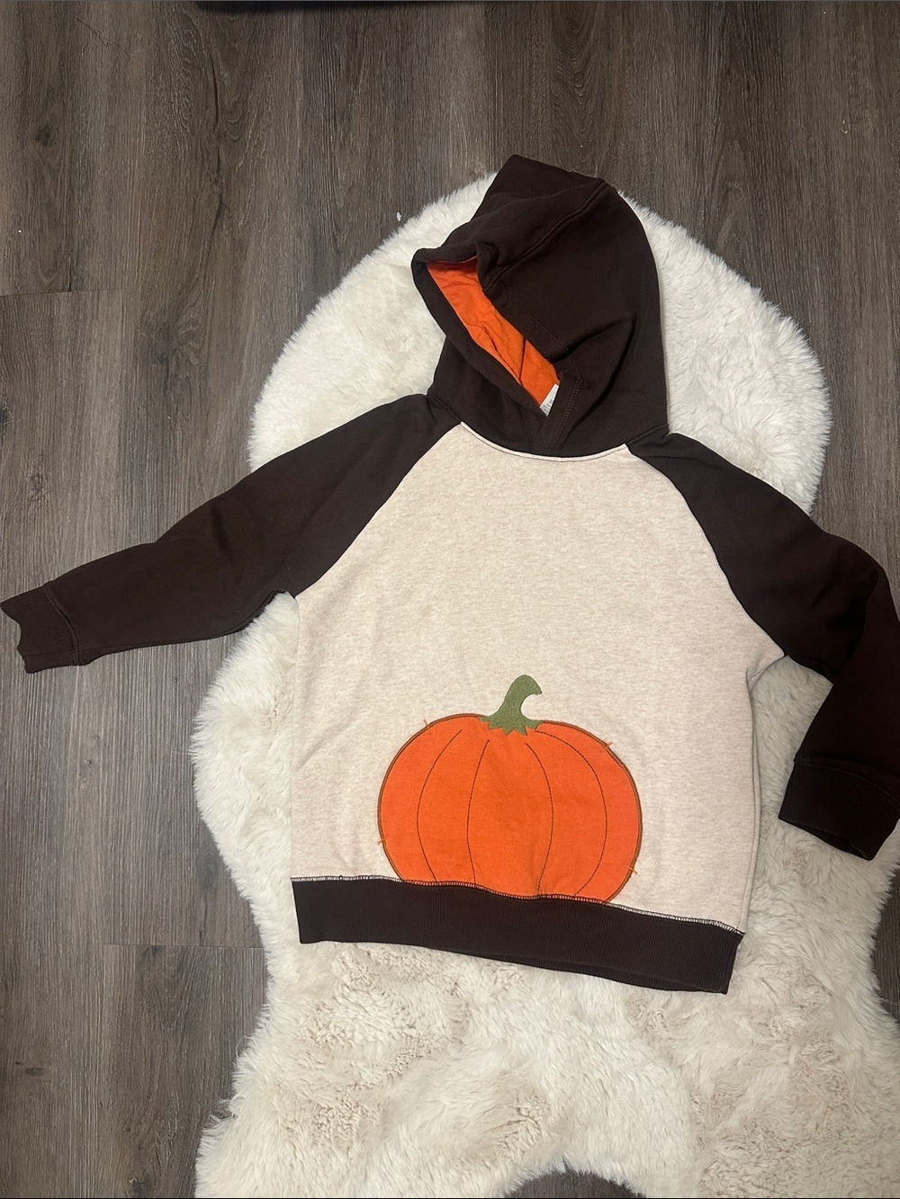 Kids Pumpkin Hoodie Boys size 7